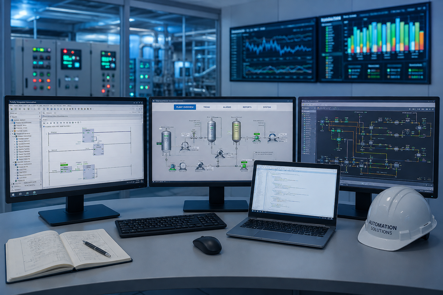 PLC, DCS, HMI и SCADA програмиране